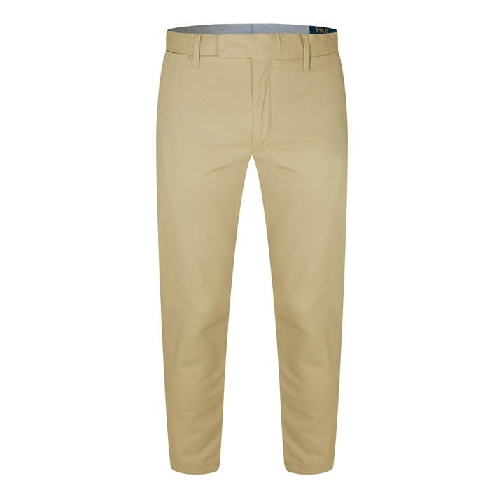 Polo Ralph Lauren Men's Cream Flat Chino Trousers - Size 32 L