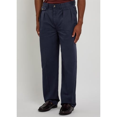 Gant - Men's Pleated Twill Chinos