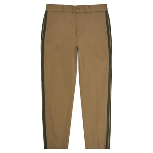 Moncler - Men's Striped Cotton Relaxed-Fit Chinos