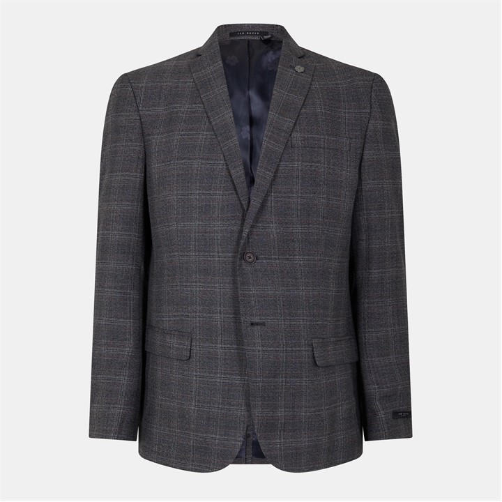 Ted Baker Men’s Heritage Check Suit Jacket – Grey Ted Baker Men’s Heritage Check Suit Jacket – Grey
