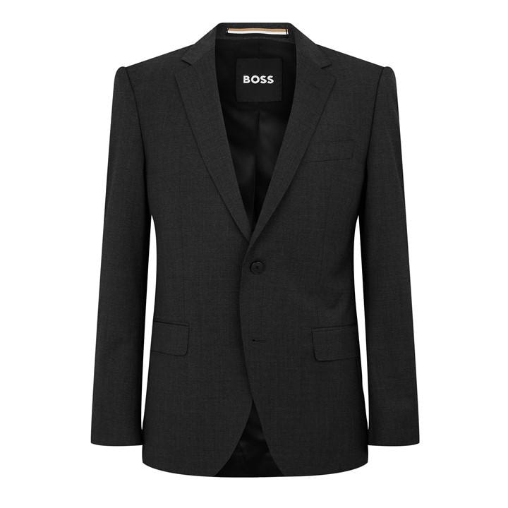 Boss Men’s HBB Huge MM Suit Jacket, Distinguished Tailoring – Grey
