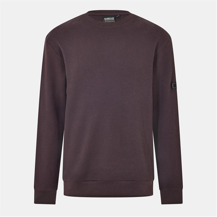 Barbour International Men's Red Curve Crew Sweatshirt 2XL