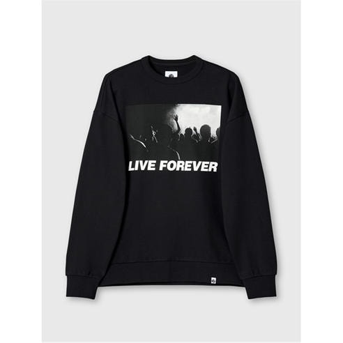 Pretty Green - Men's PG Live Forever Crew Sweatshirt