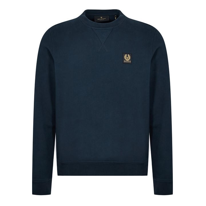 Belstaff Men's Blue Logo Sweatshirt 2XL
