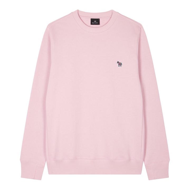 Ps Paul Smith Men's Pink Zebra Crew Sweatshirt 2XL