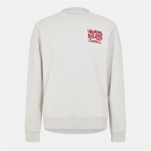 Replay - Men's Relaxed Fit Crew Sweatshirt