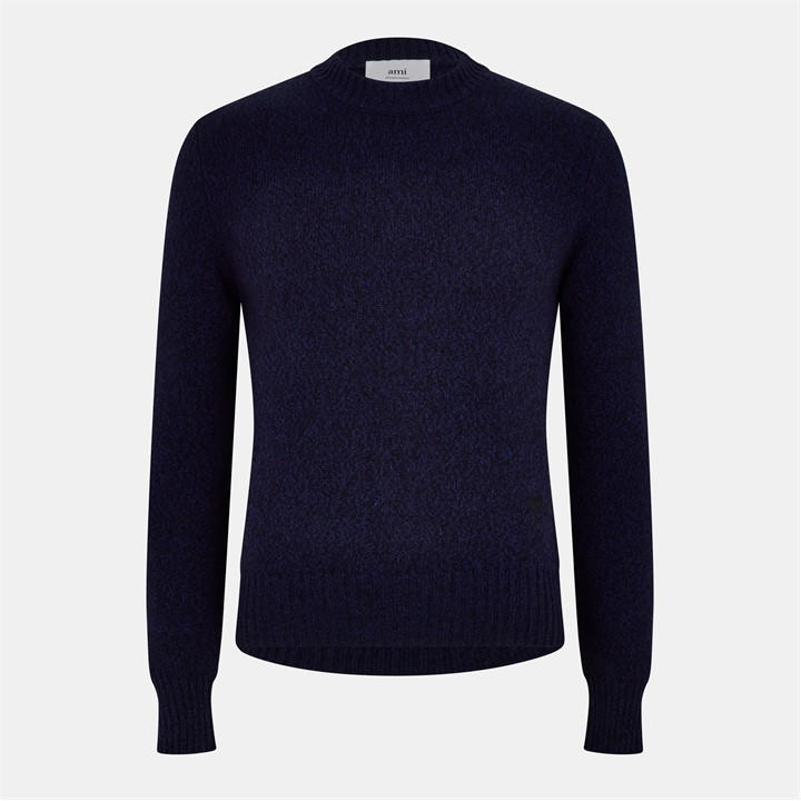 Ami Paris Men's Blue Coeur Crew Sweatshirt - S
