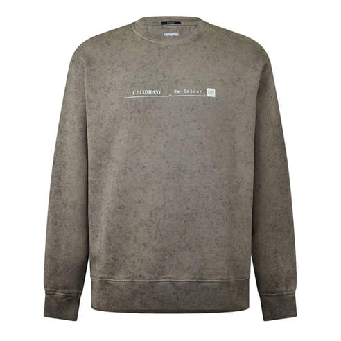 CP COMPANY - Men's Re-Colour Cotton Crew-Neck Sweatshirt
