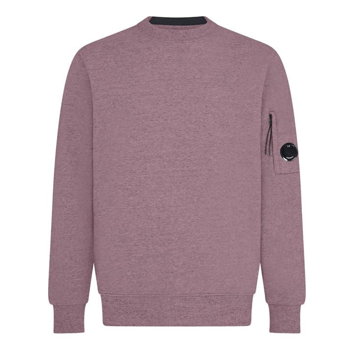 Cp Company Men's Purple Heavyweight Lens Sweatshirt Small
