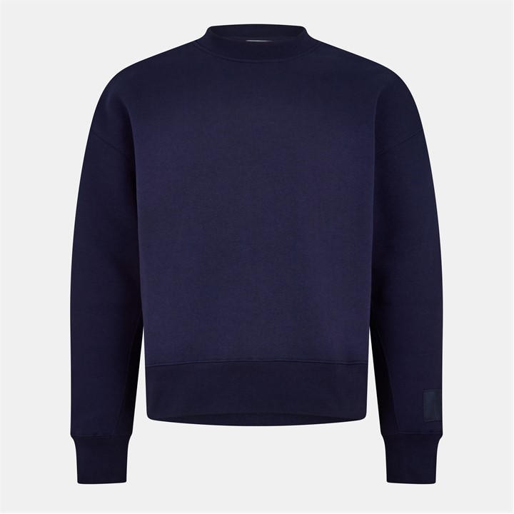 Ami Paris Men's Blue Tnal Crew Sweatshirt - M
