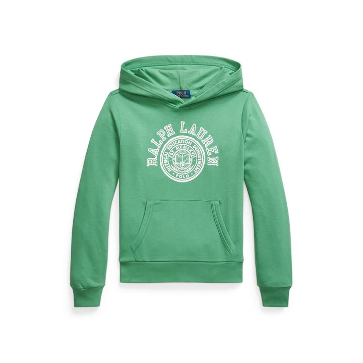 Polo Ralph Lauren Boys Green Kids' Logo Embroidered Crew Sweatshirt