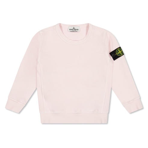 STONE ISLAND - Kids' Badge Crew Sweatshirt