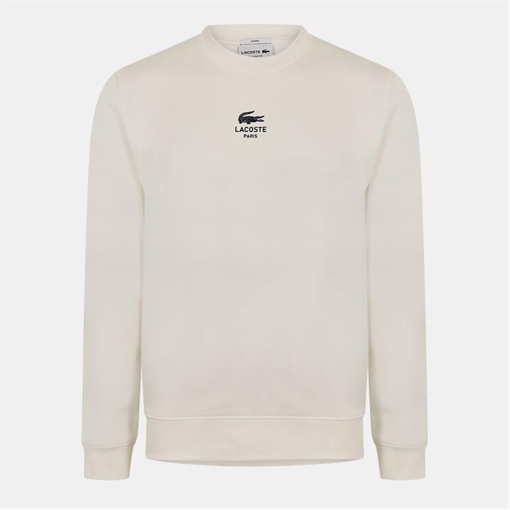 Lacoste Men's White Crew Sweatshirt - XL