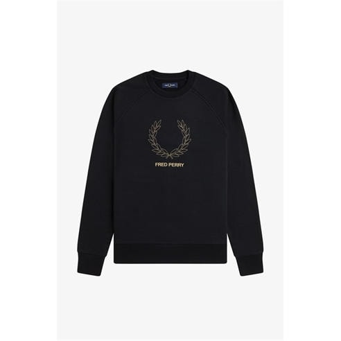 Fred Perry - Men's Mid Logo Crew Sweatshirt