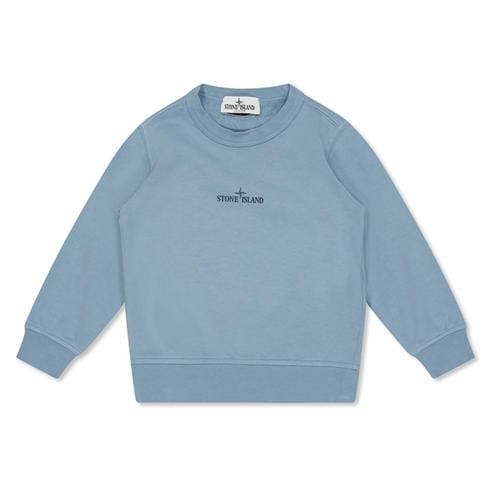 STONE ISLAND - Kids' Back Logo Crew Sweatshirt