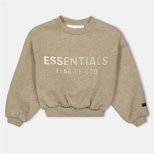 FEAR OF GOD ESSENTIALS - Unisex Kids Relaxed Fit Crew Sweatshirt