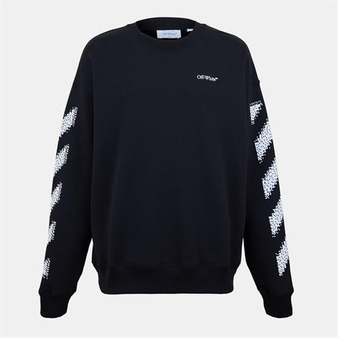 Off White - Men's Skate Relaxed Fit Crew Sweatshirt
