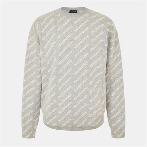 BALENCIAGA - Mini All-over Logo Sweater