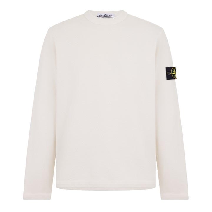 Stone Island Men's Beige Stone Mesh Crew Sn62