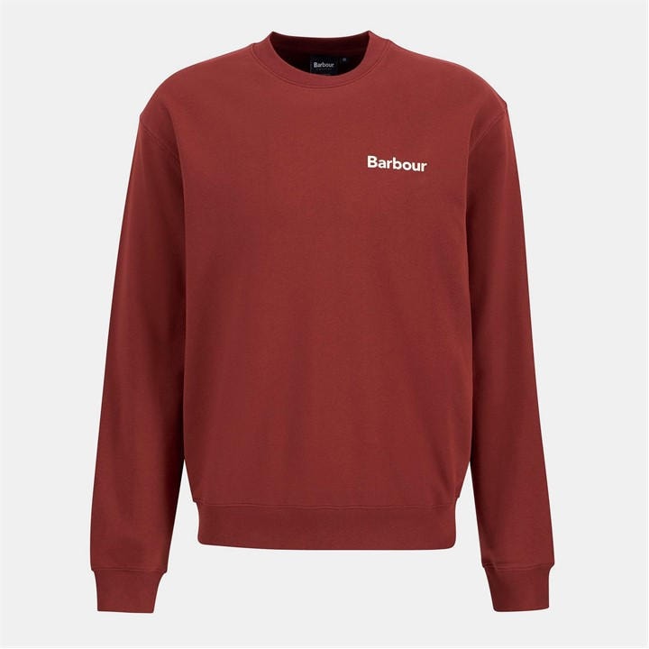 Barbour Men's Red B.li Firbank Sweater Sn62