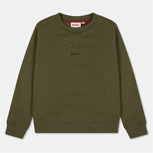 HUGO - Kids' Logo Crew-Neck Sweatshirt