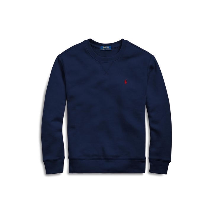 Polo Ralph Lauren Boys’ Crew-neck Sweatshirt – Blue Polo Ralph Lauren Boys’ Crew-neck Sweatshirt – Blue