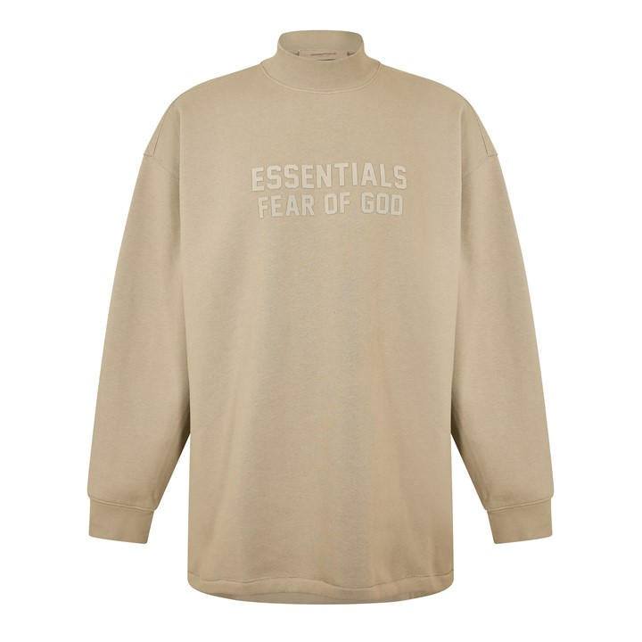 Fear Of God Essentials Men's Grey Crew Sweatshirt - XS