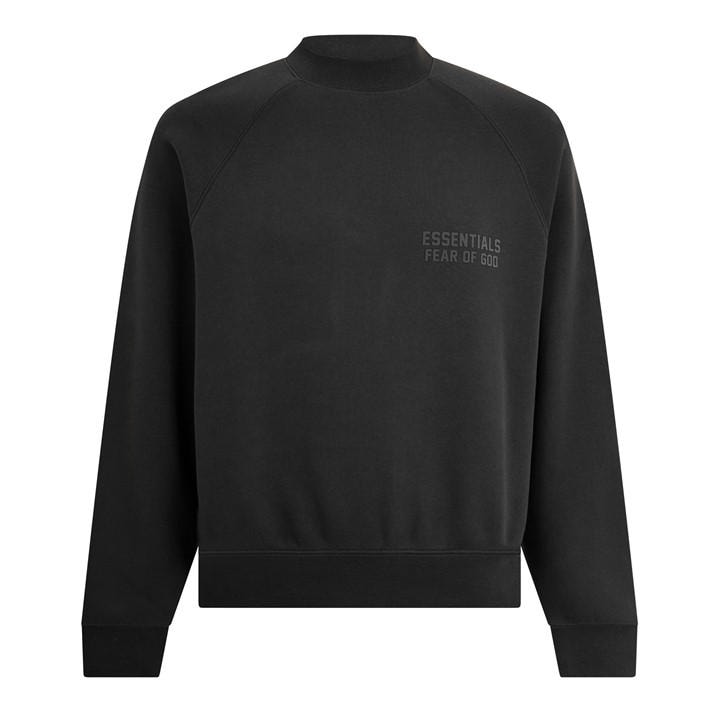 Fear Of God Essentials Men's Black Crew Sweatshirt - XS