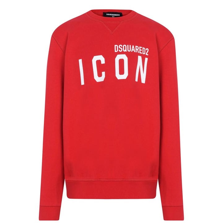 Dsquared2 Boys Red 'S Icon Basic Logo Sweatshirt Size 15