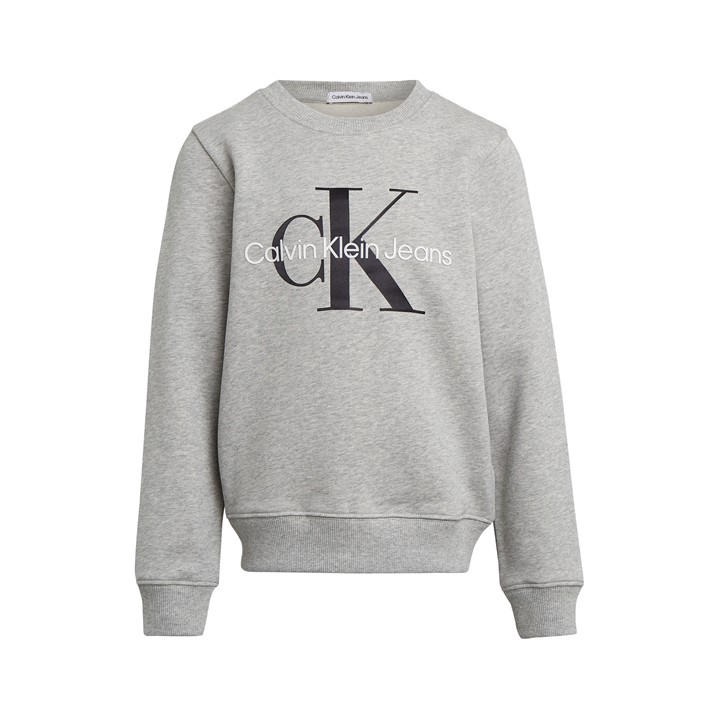 Calvin Klein Jeans Unisex Kids Grey Sweatshirt Jumior -