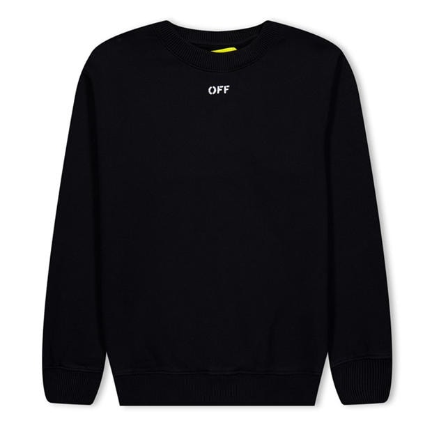 OFF WHITE Stamp Cotton Jersey Sweatshirt Juniors,Specials : American Fashion Style Bags On Sale