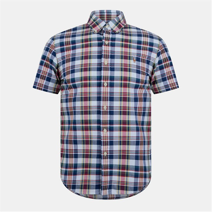 Polo Ralph Lauren Oxford Check Short Sleeve Shirt – Multi Polo Ralph Lauren Oxford Check Short Sleeve Shirt – Multi