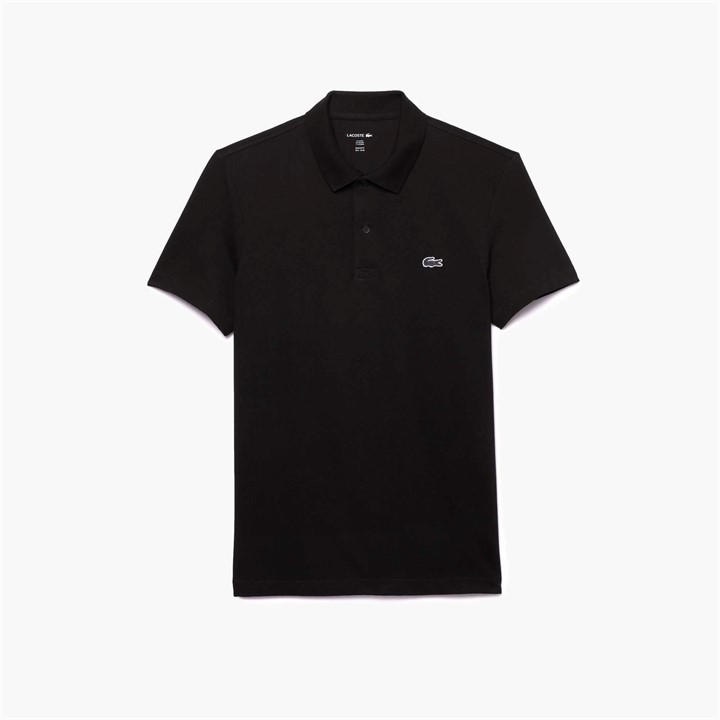 Lacoste Men's Black Regular Fit Short Sleeve Polo Shirt - Size 3XL