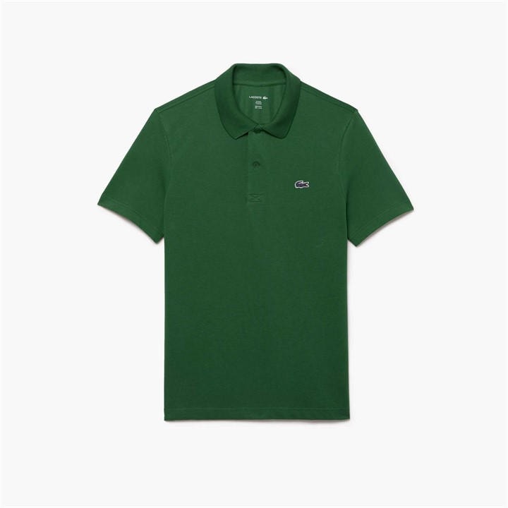 Lacoste Men's Green Regular Fit Short Sleeve Polo Shirt - L