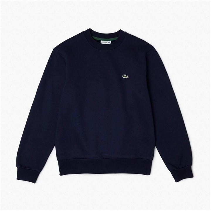 Lacoste Men's Blue Basic Crew-Neck Sweatshirt - XL