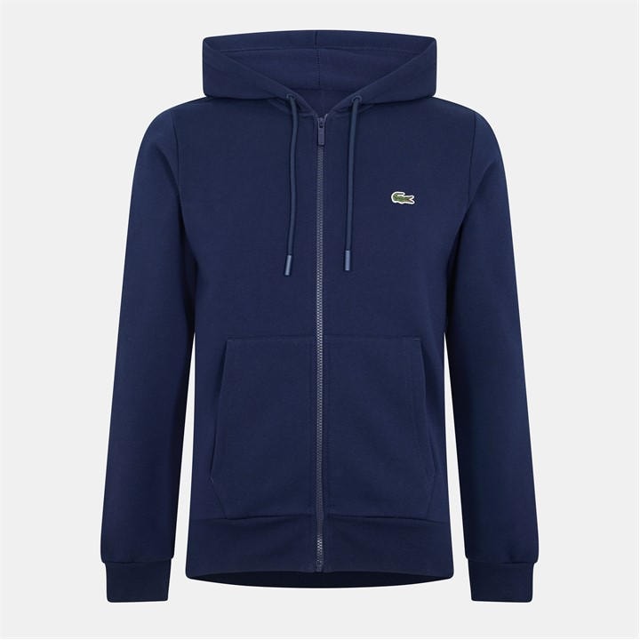Lacoste Men's Blue Basic Full-Zip Hoodie - L