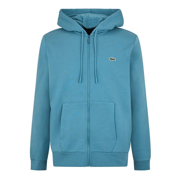 Lacoste Men's Blue Basic Full-Zip Hoodie - L