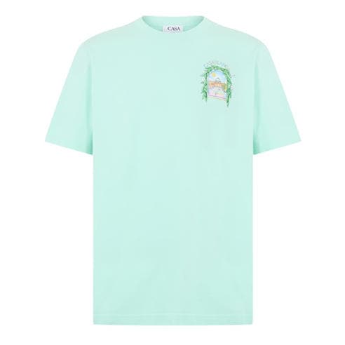 CASABLANCA - Men's Graphic Cotton L'Arche Tennis Club T-Shirt