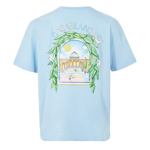 CASABLANCA - Men's Graphic Cotton L'Arche Tennis Club T-Shirt
