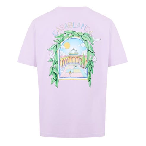 CASABLANCA - Men's Graphic Cotton L'Arche Tennis Club T-Shirt