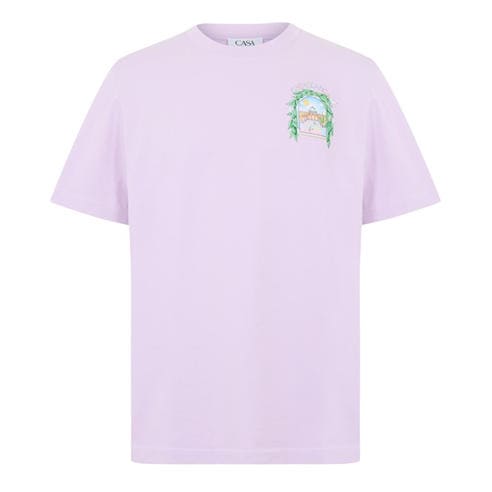 CASABLANCA - Men's Graphic Cotton L'Arche Tennis Club T-Shirt