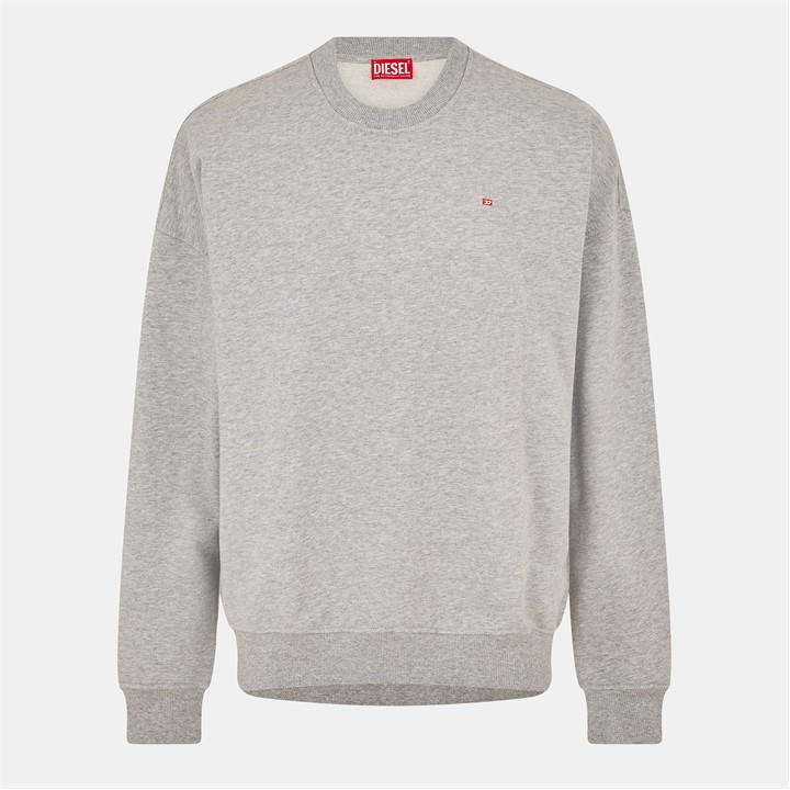 Diesel Men's Grey S-Rob-Doval-Pj Sweatshirt Medium
