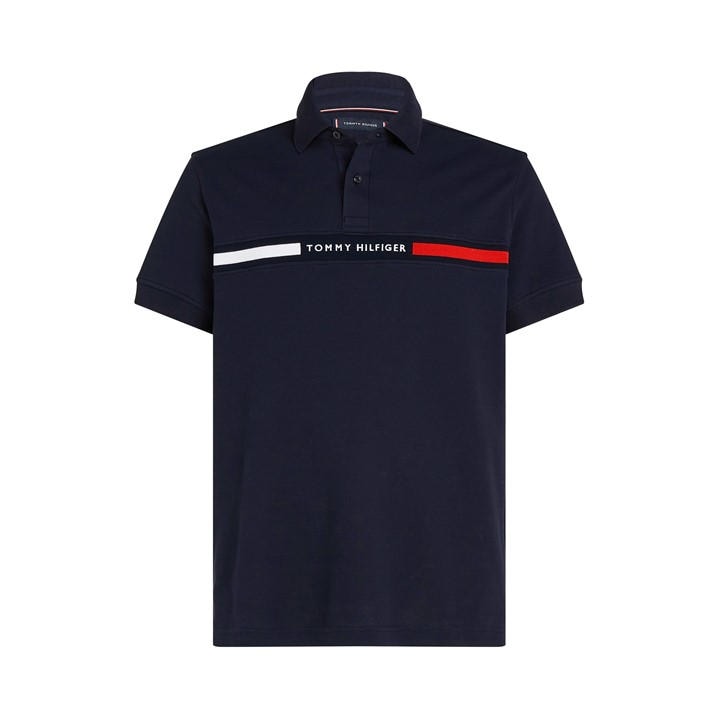 Tommy Hilfiger Short-sleeved polo shirt – Blue