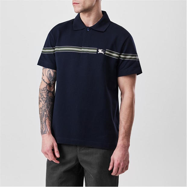 BURBERRY Ekd Stripe Polo Shirt,All Products : American Fashion Style Bags On Sale