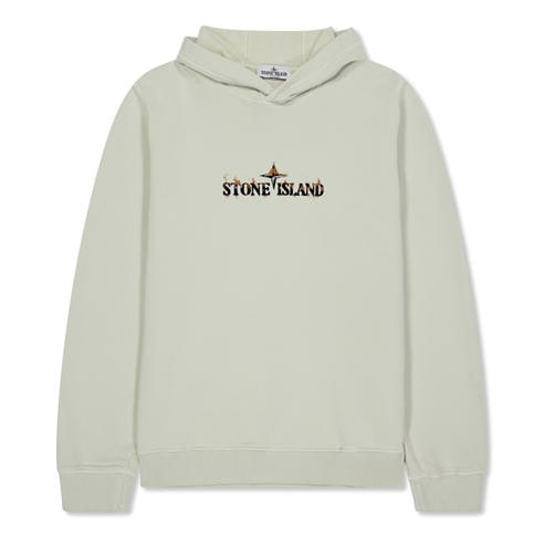 STONE ISLAND - Logo Hoodie Juniors