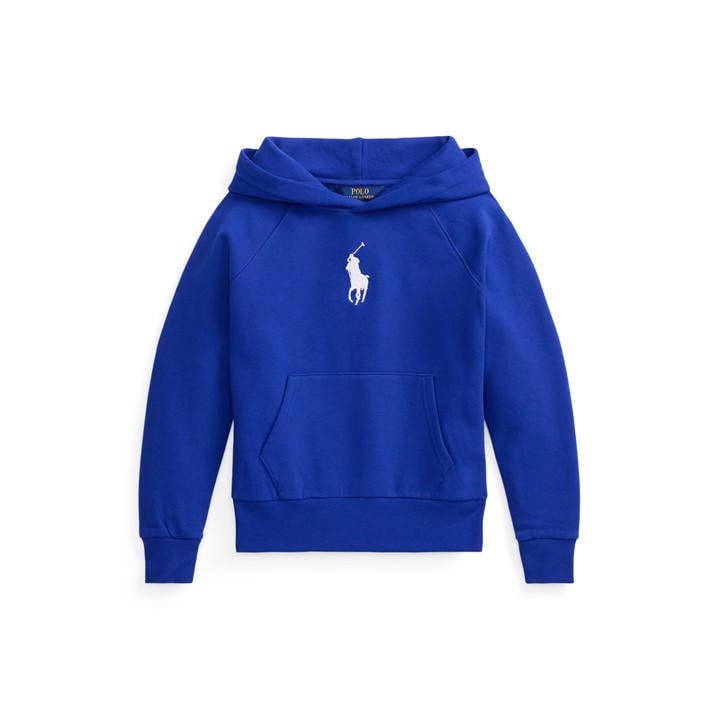 Polo Ralph Lauren Girls Blue Kids' Pull Over Hoodie - M