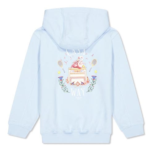 CASABLANCA - Kids' Casaway Over the Head Organic Cotton Graphic Hoodie