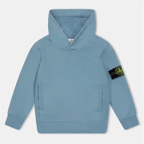 STONE ISLAND - Kids' Badge Pull Over Hoodie