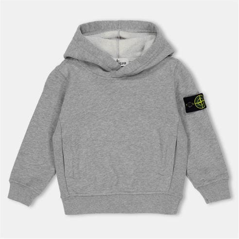 STONE ISLAND - Kids' Badge Heavyweight Hoodie