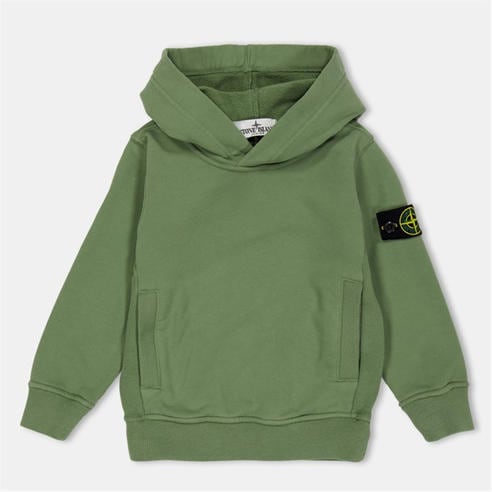 STONE ISLAND - Kids' Badge Heavyweight Hoodie